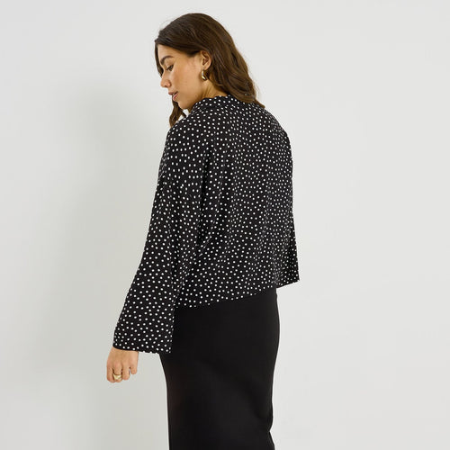 Chemise imprimé à pois femme - 2