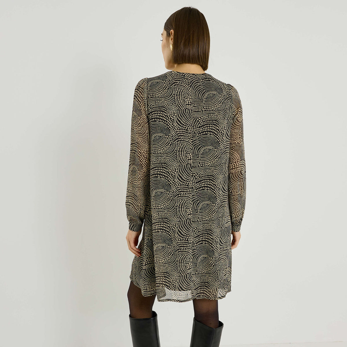 Robe habillée imprimé géométrique - 2