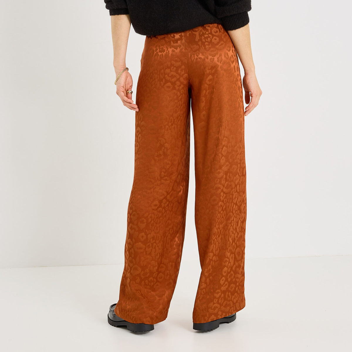 Pantalon large imprimé femme - 2