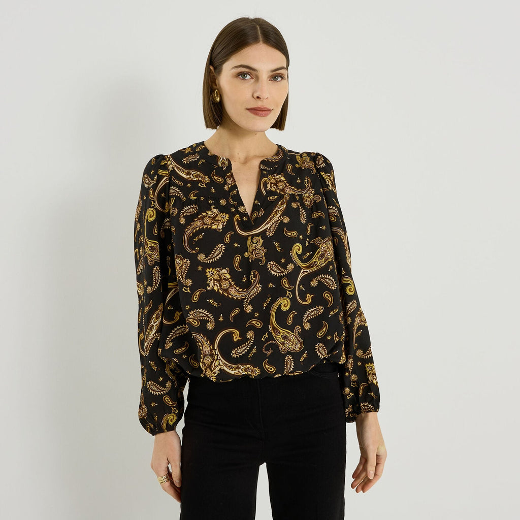 Blouse imprimé cachemire femme - 1