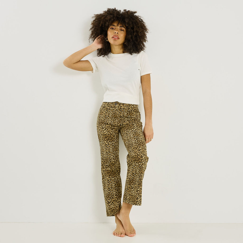 Jean flare raccourci KANSAS RF02 femme - 1