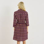 Robe longueur genou imprimé cœur  - 2