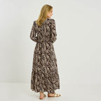 Robe longue imprimé cachemire  - 2