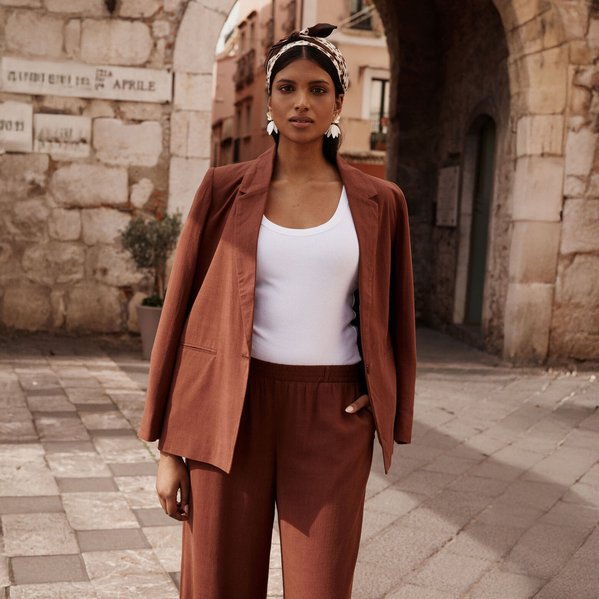 Veste blazer doublé femme - 1