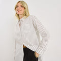 Chemise à rayures femme - 1