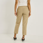 Pantalon tailleur à plis femme - 2