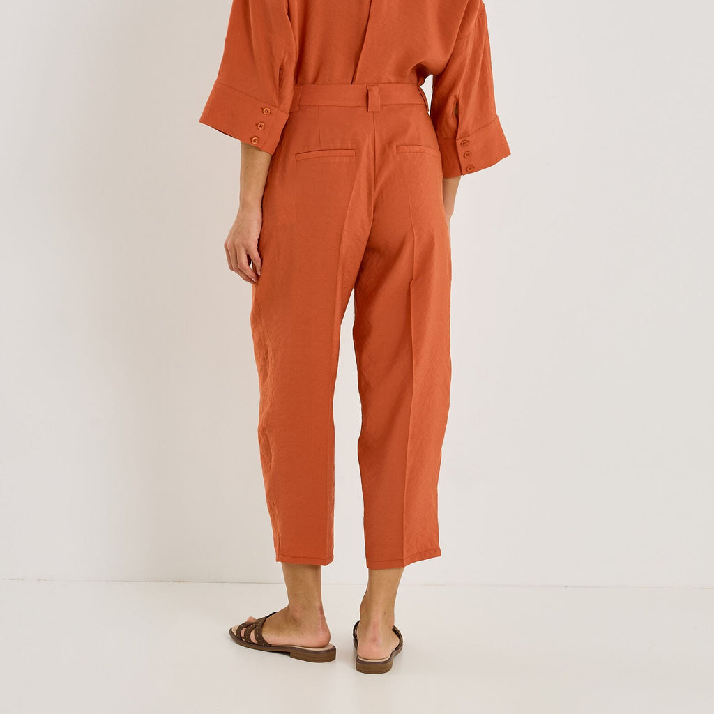 Pantalon fluide à plis femme - 2