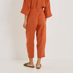 Pantalon fluide à plis femme - 2