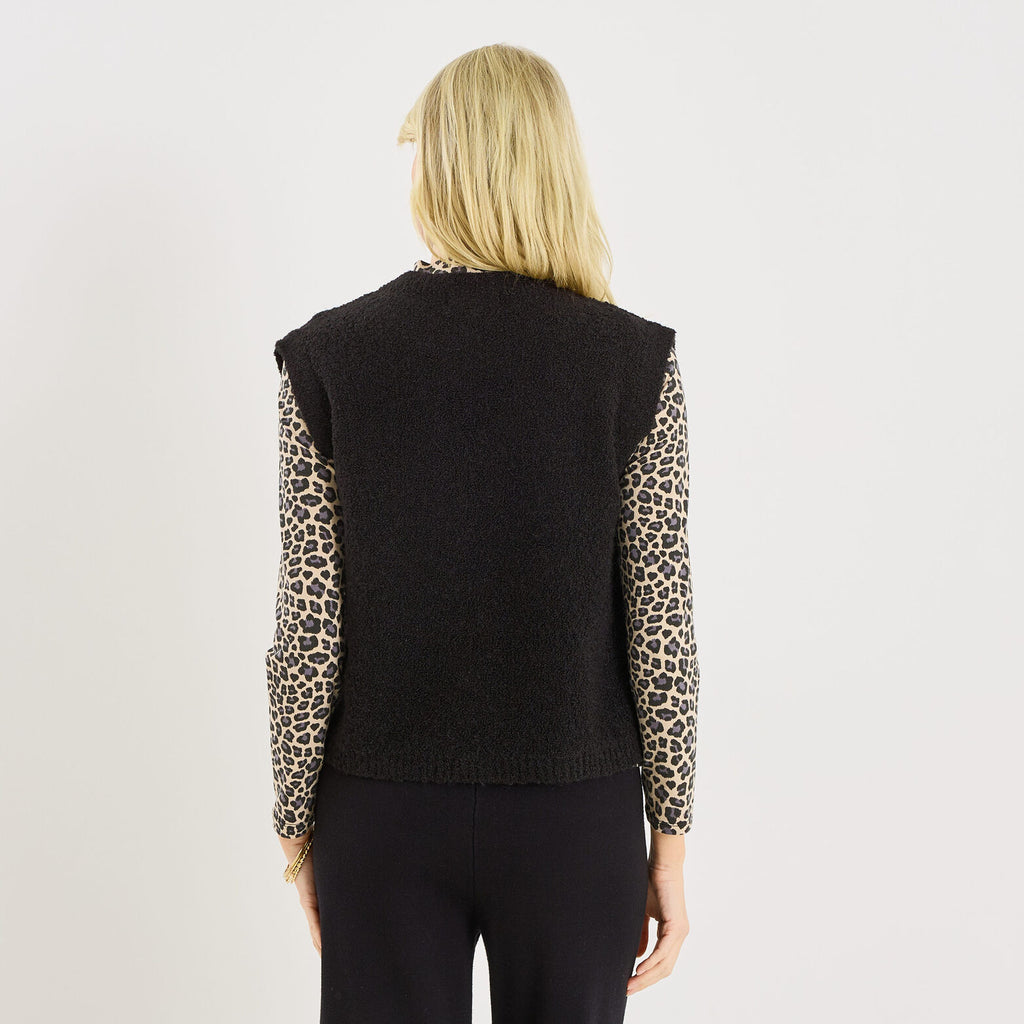 Gilet sans manches uni femme - 2