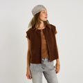 Gilet sans manches uni femme - 1