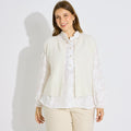 Gilet sans manches uni femme - 1