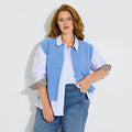 Gilet sans manches uni femme - 1