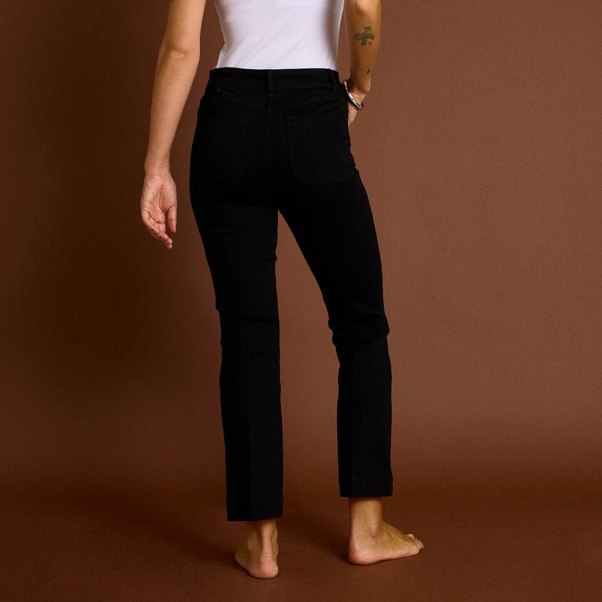 Jean bootcut raccourci TROPEZ RB02 femme - 2