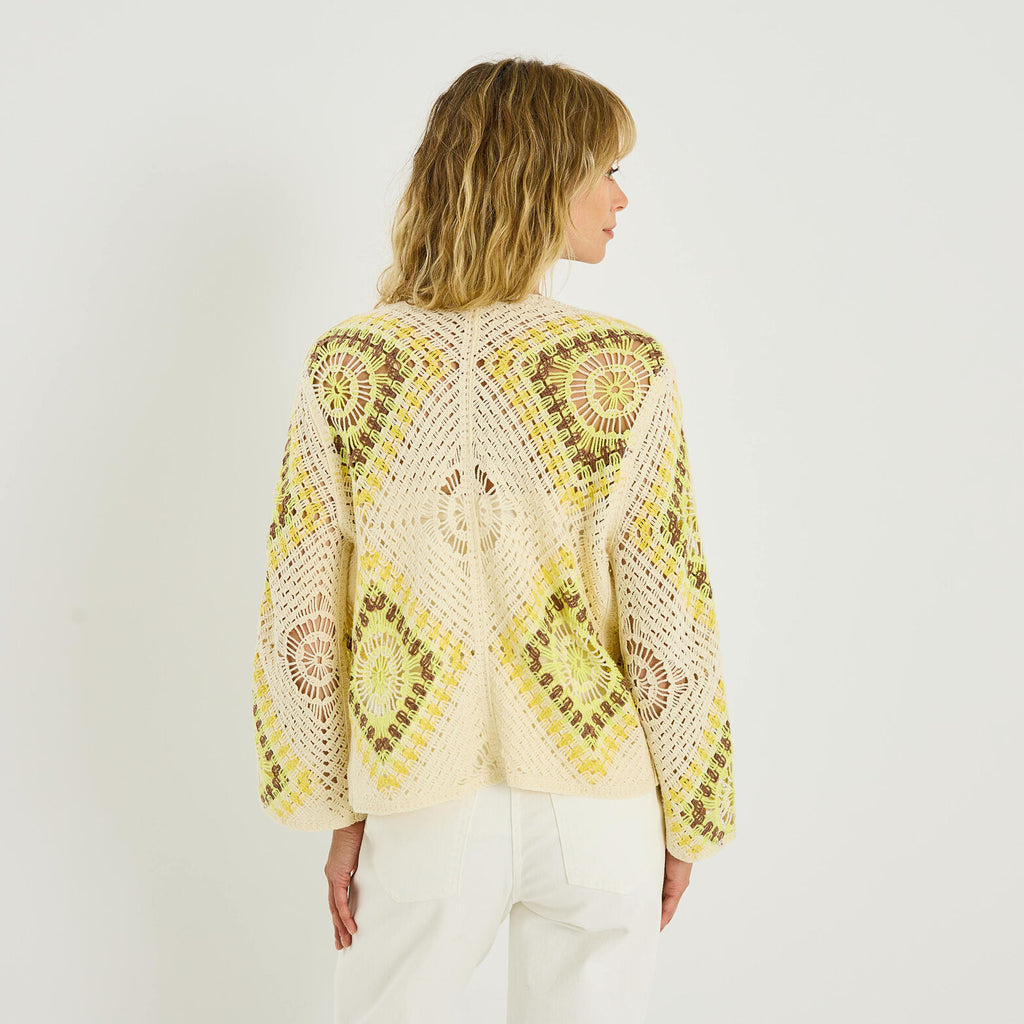 Gilet en crochet femme - 2