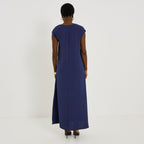Robe longue habillée détail bijou  - 2