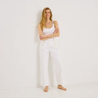 Jean flare à pont POMPON F02 femme - 1