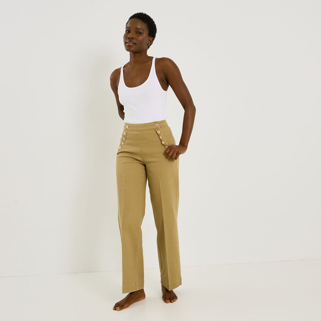 Jean flare à pont POMPON F02 femme - 1