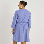 Robe courte rayures verticales - 2