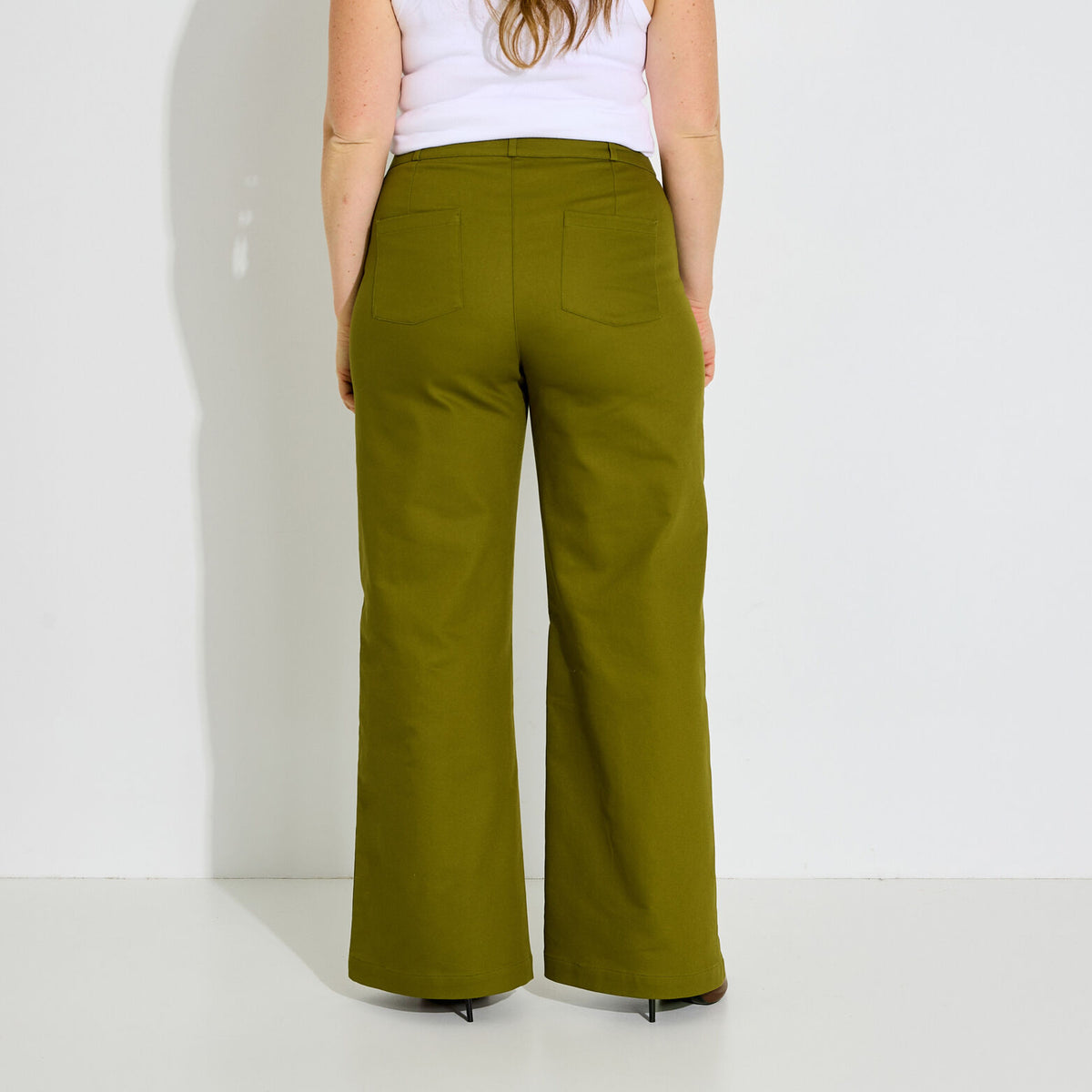 Pantalon structuré large femme - 2