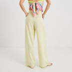 Pantalon large à pinces femme - 2