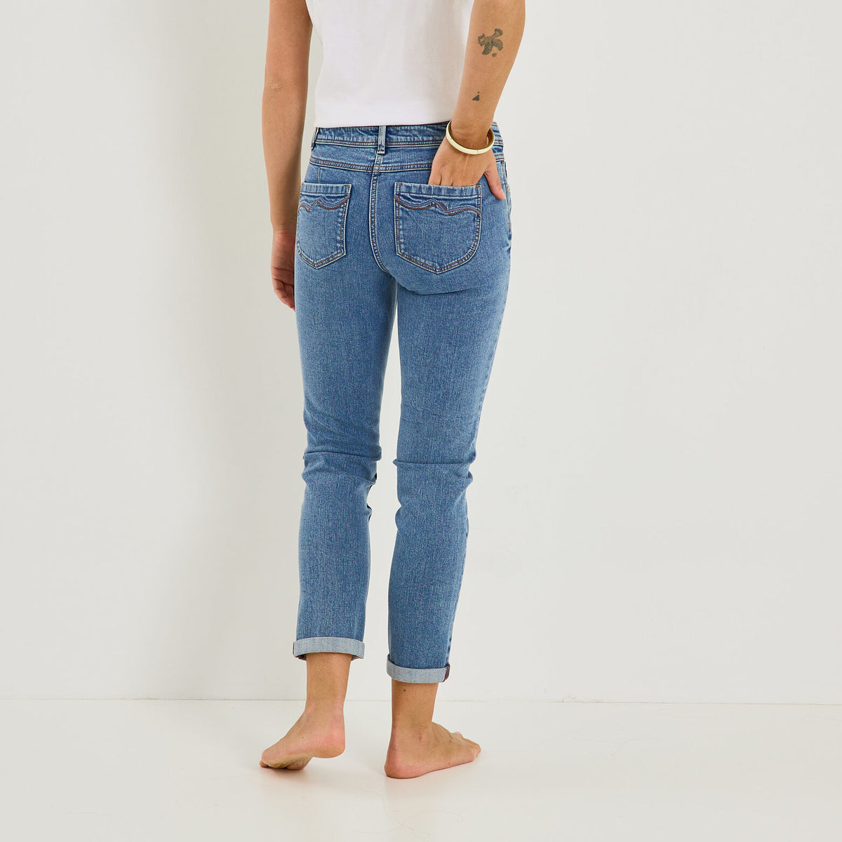 Jean slim raccourci TOKYO R01 femme - 2