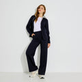 Pantalon large rayé femme - 1