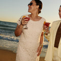 Robe droite courte en crochet  - 1