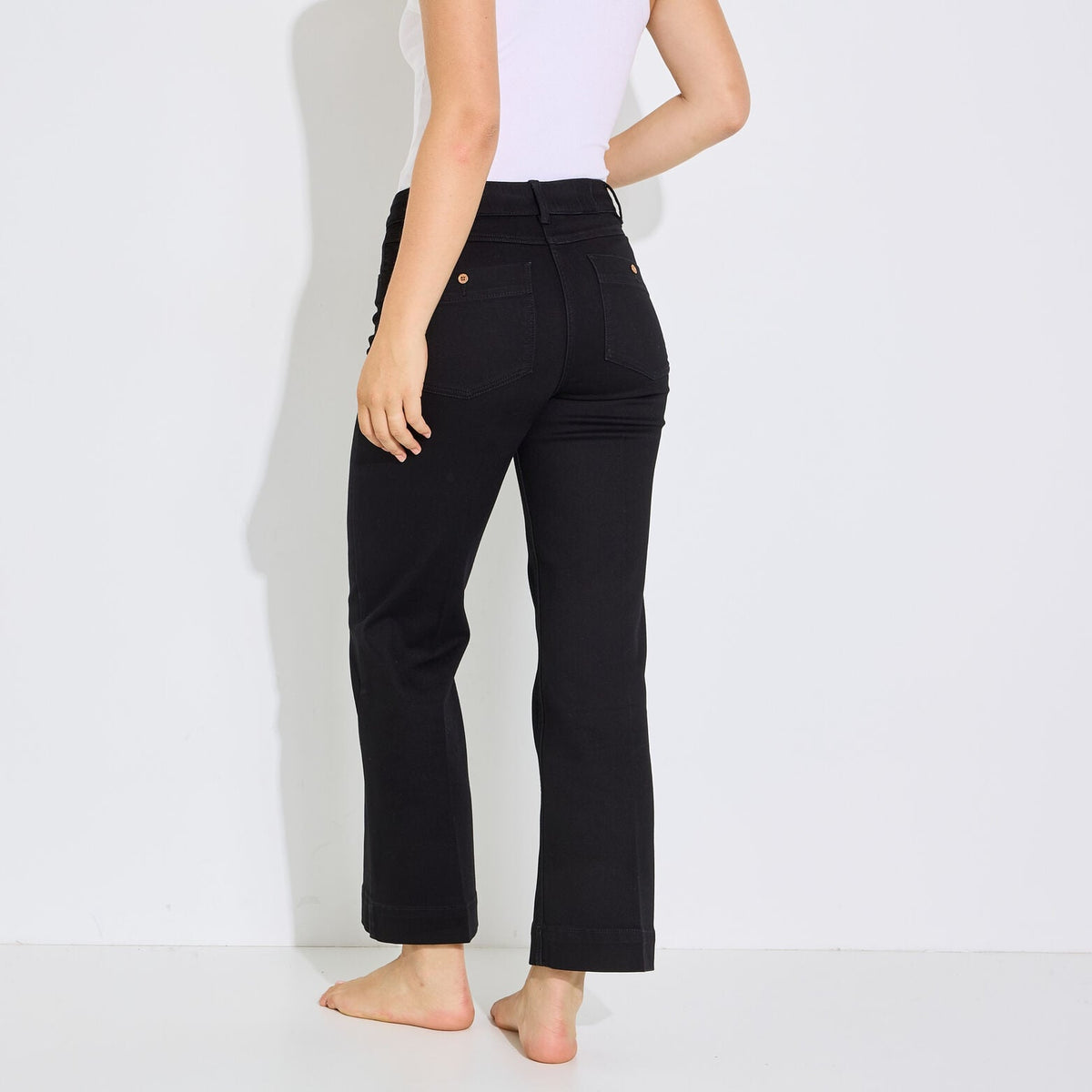 Jean flare raccourci KANSAS RF02 femme - 2