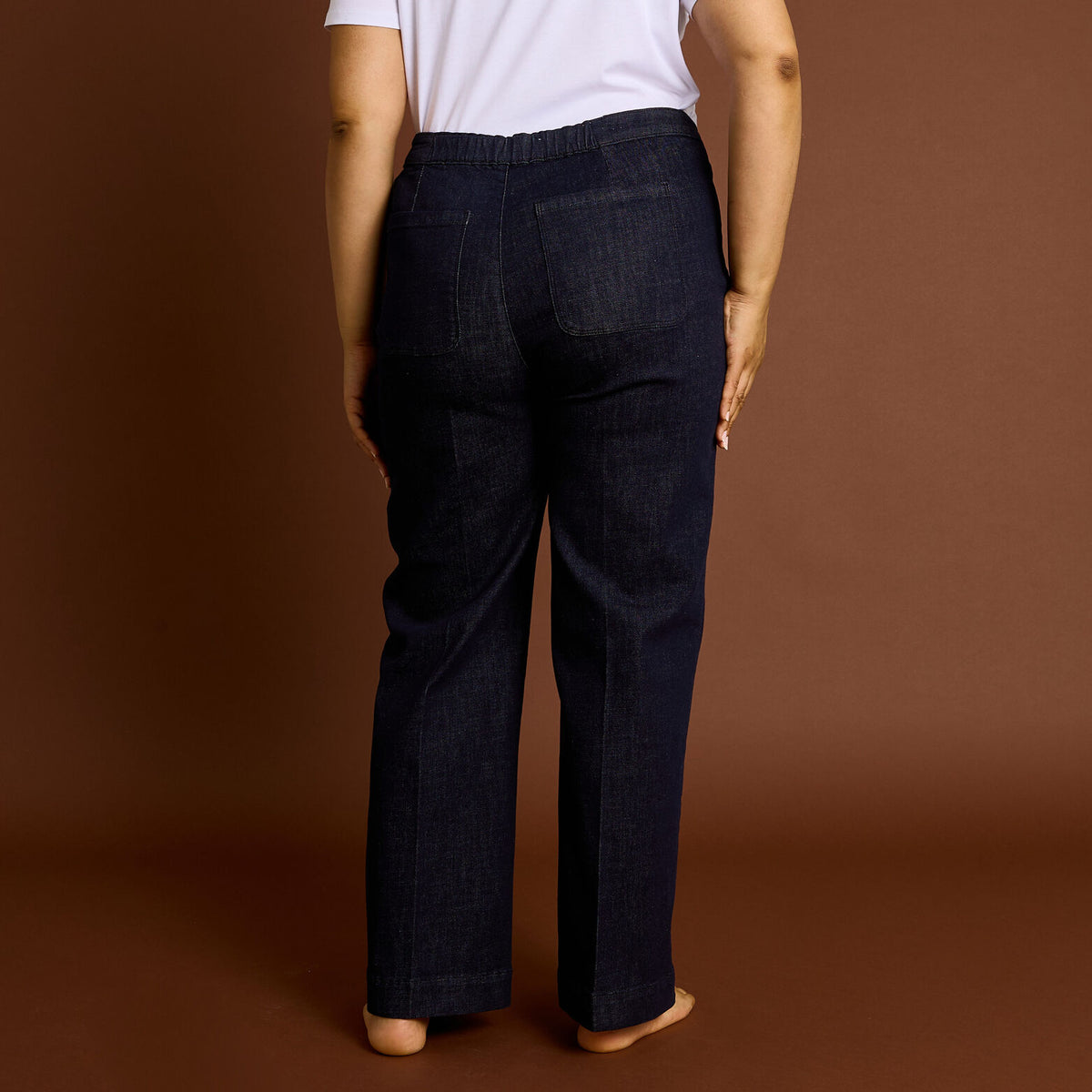 Jean flare à pont POMPON F02 femme. - 2