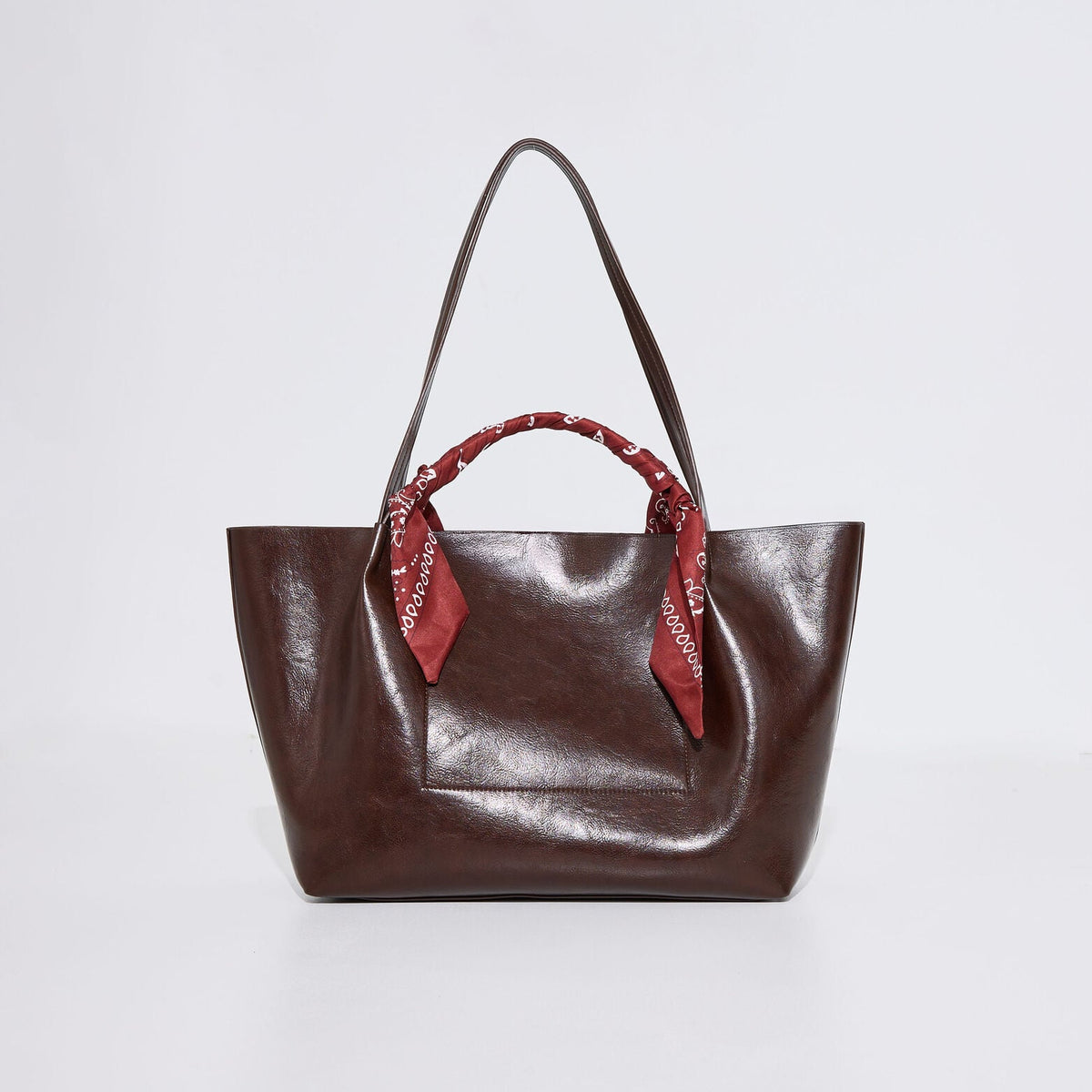 Grand sac cabas avec foulards femme - 1