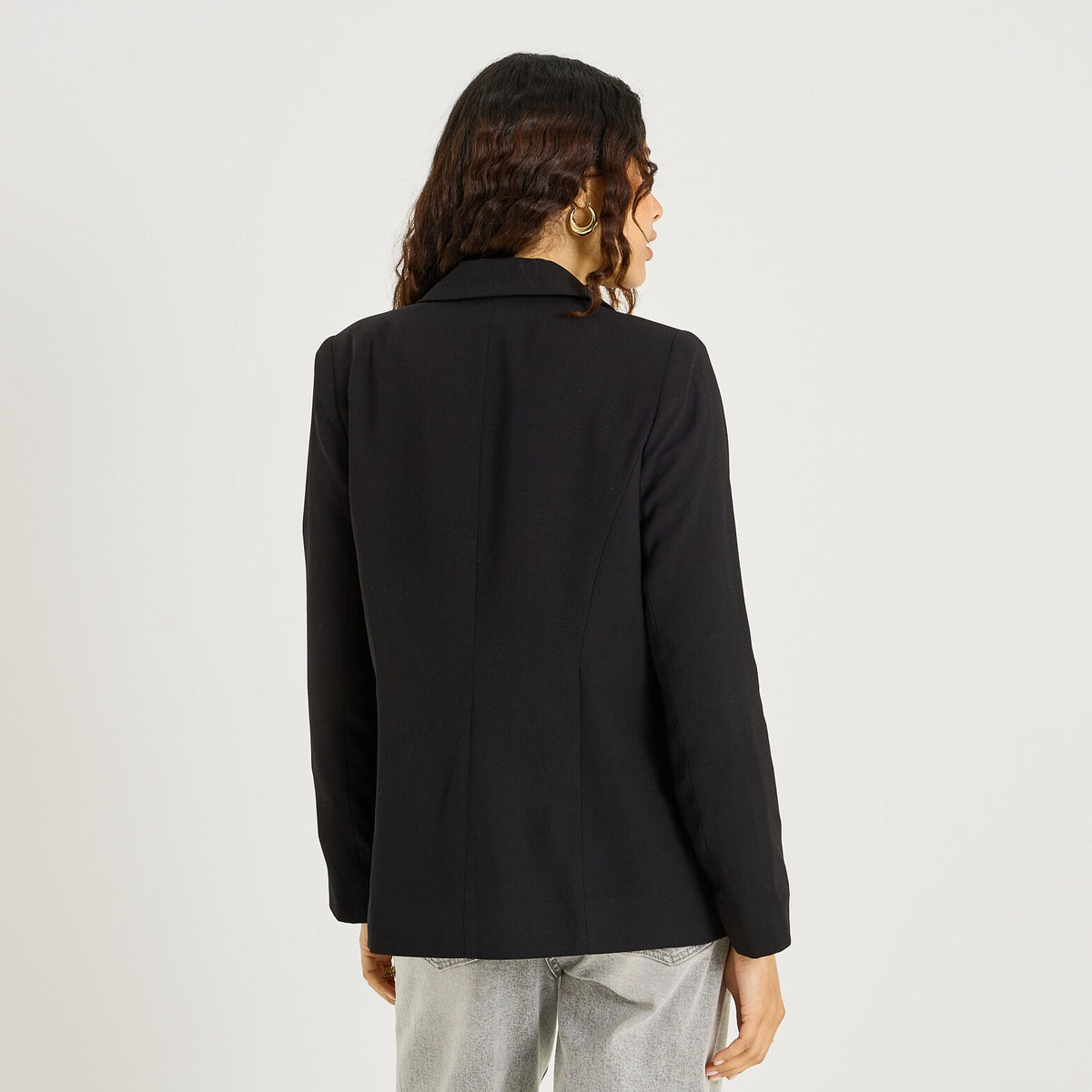 Blazer long fluide femme - 2