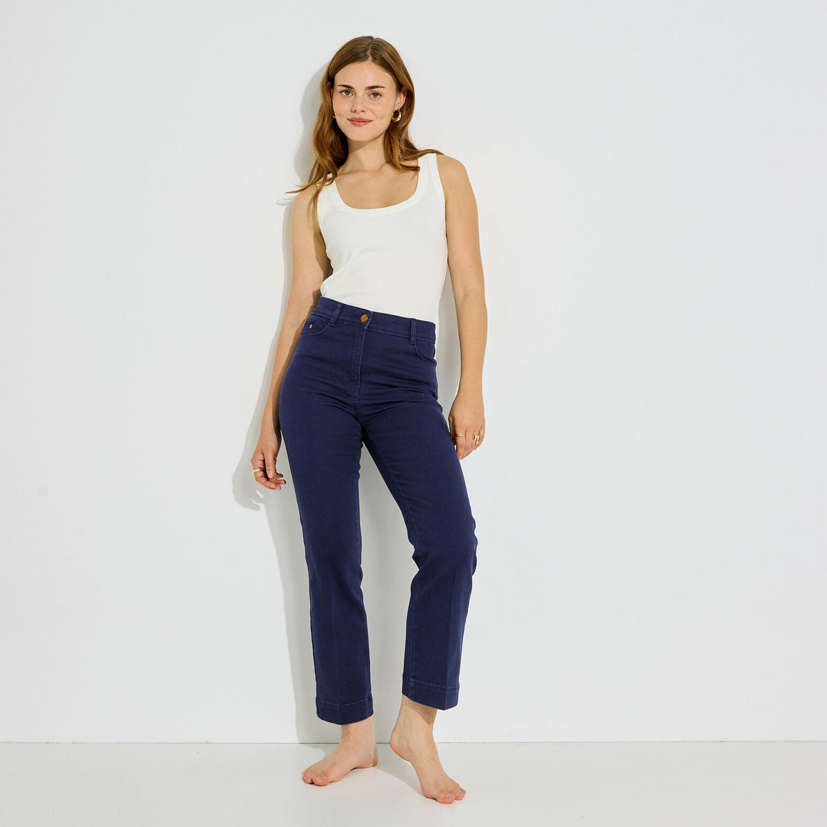 Jean bootcut raccourci TROPEZ RB02 femme - 1