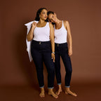 Jean tapered raccourci HANOI R02 femme - 1