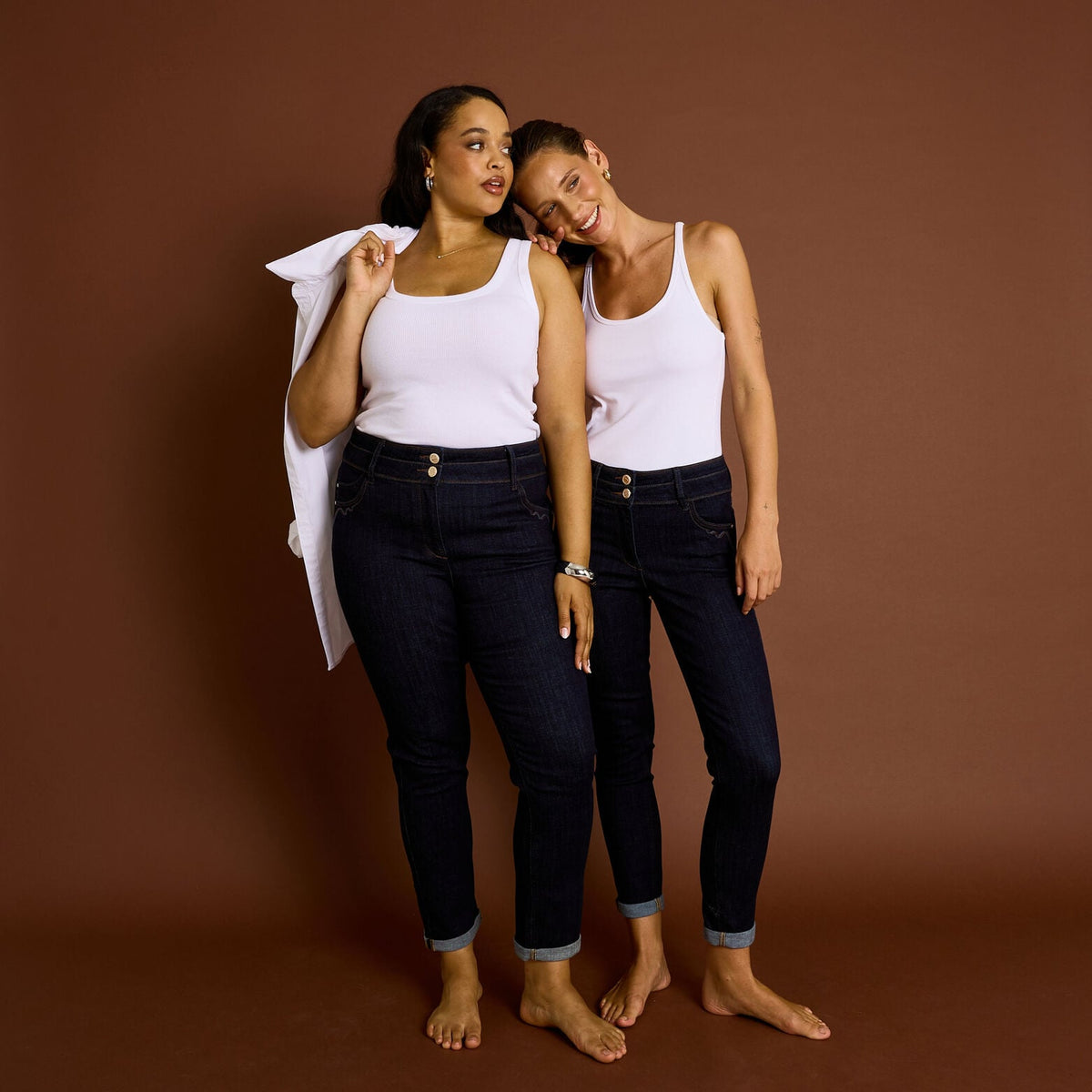 Jean tapered raccourci HANOI R02 femme - 1