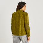 Chemise brodée détails ajourés femme - 2