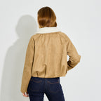 Blouson col amovible femme - 2