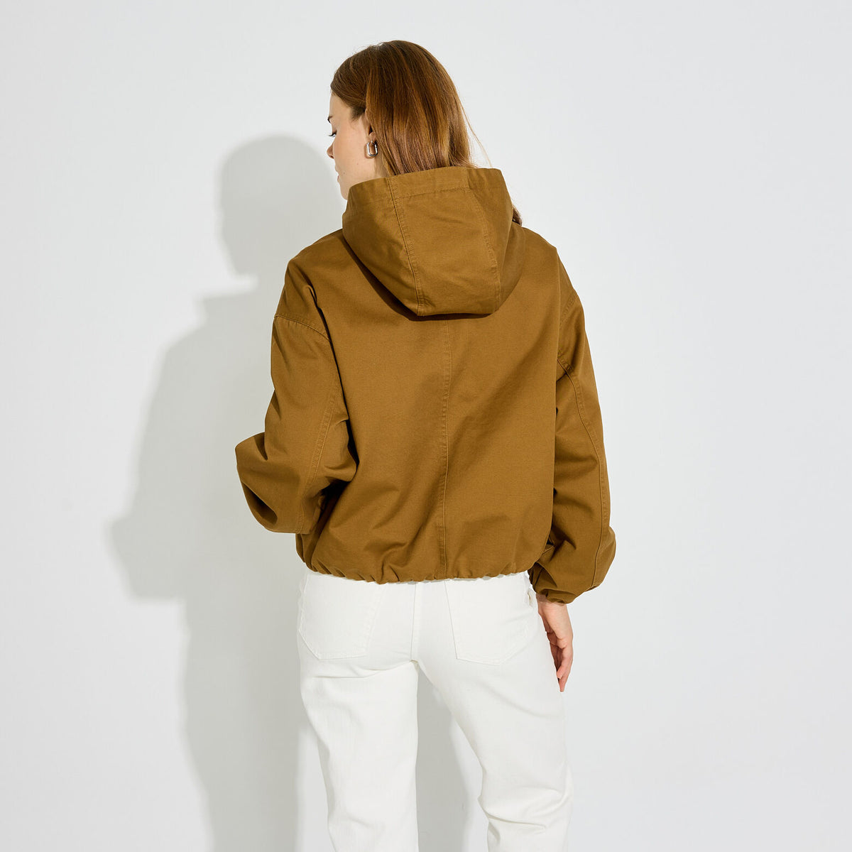Blouson court à capuche femme - 2