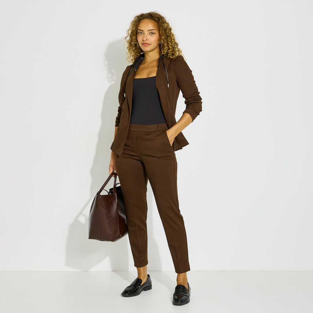 Pantalon cigarette femme - 1