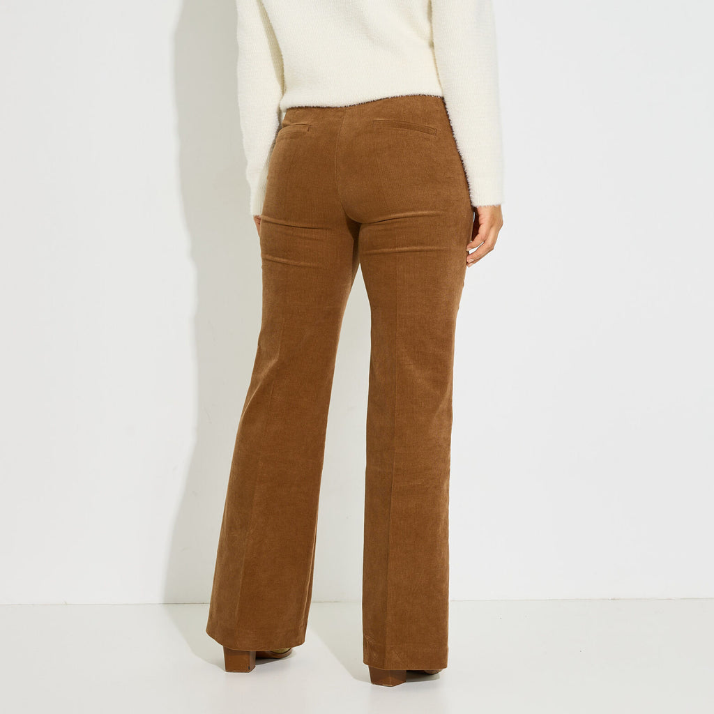 Pantalon velours côtelé femme - 2
