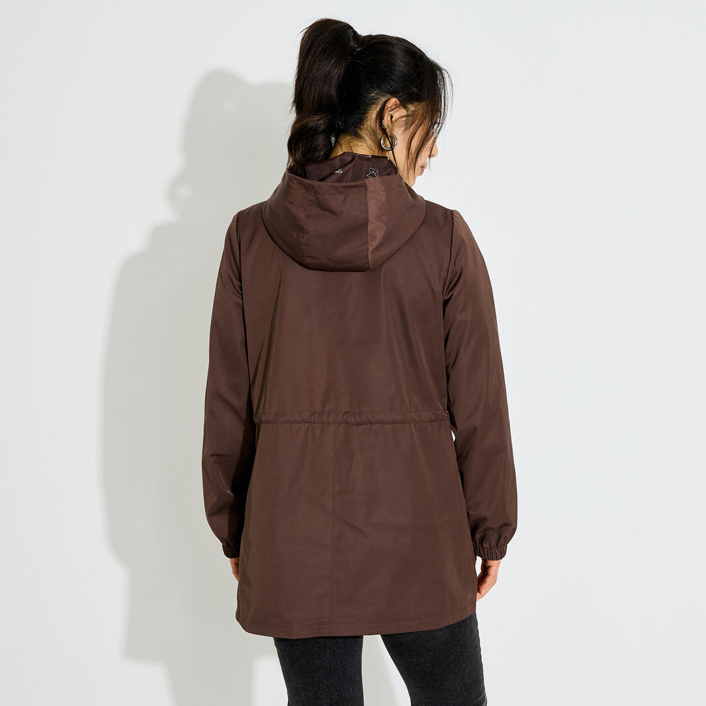Parka déperlante à capuche femme - 2