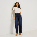 Jean flare pont TPOMPON TALL F02 femme - 1