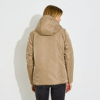 Manteau chaud réversible à capuche femme - 2