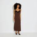 Robe nuisette longue habillée - 1