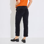 Pantalon chino velours à revers femme - 2