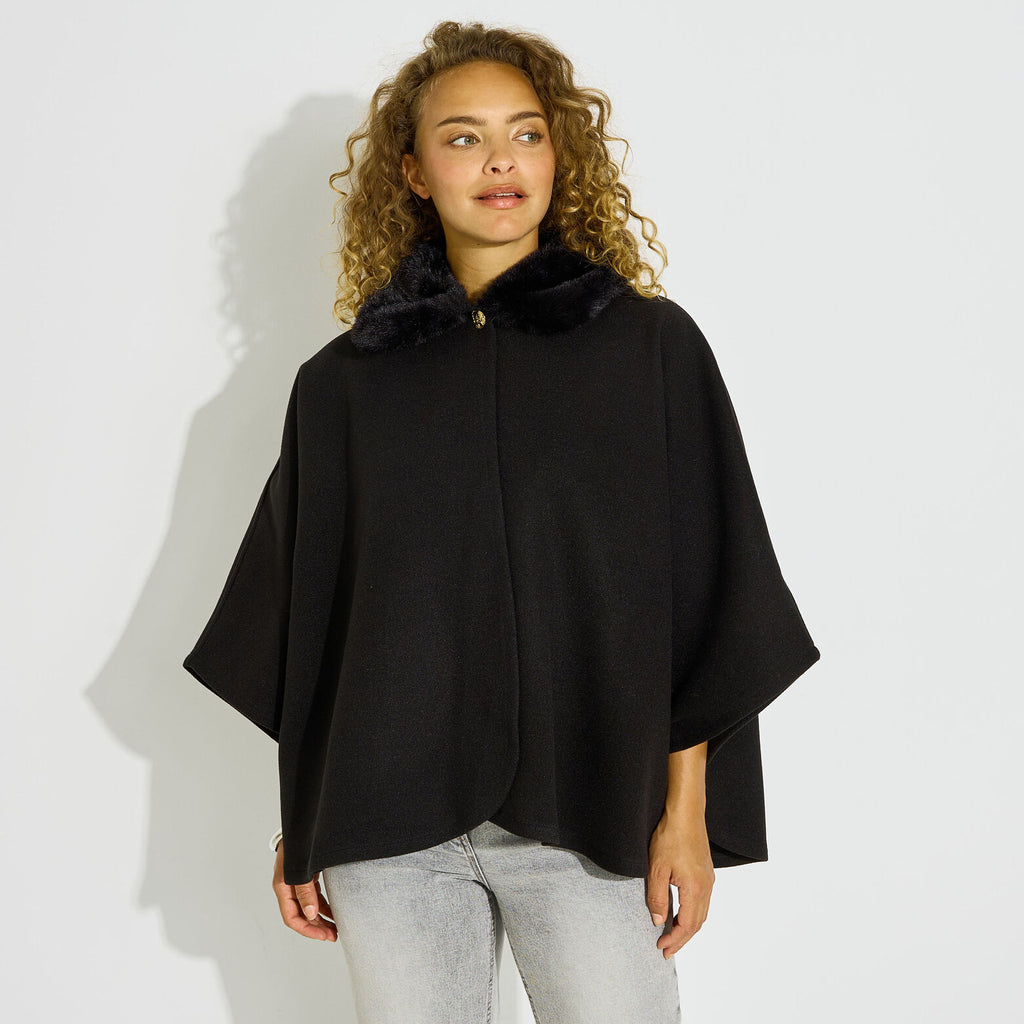  Poncho uni femme - 1