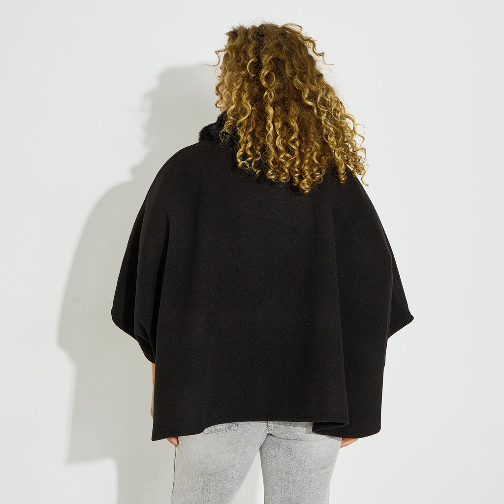  Poncho uni femme - 2
