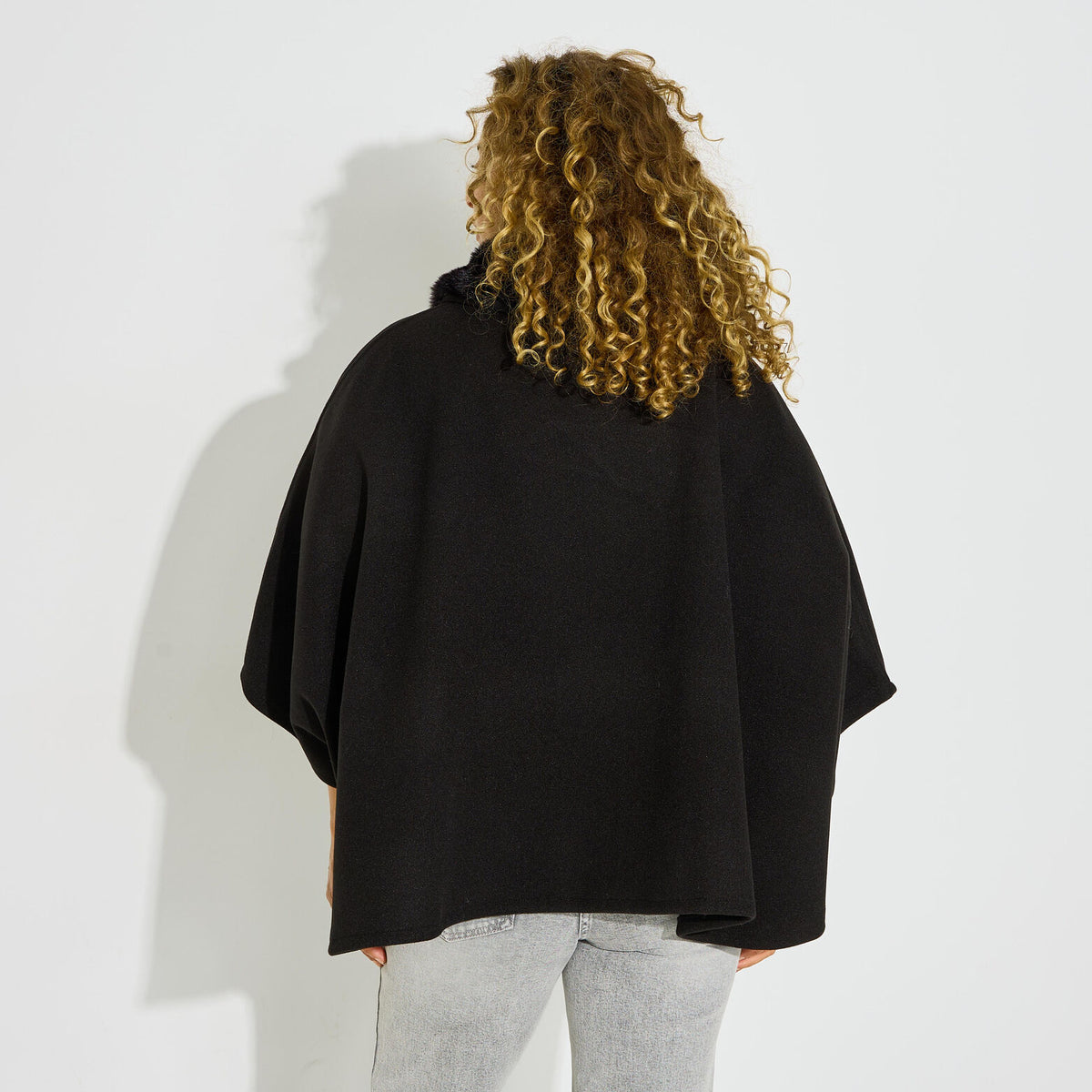  Poncho uni femme - 2