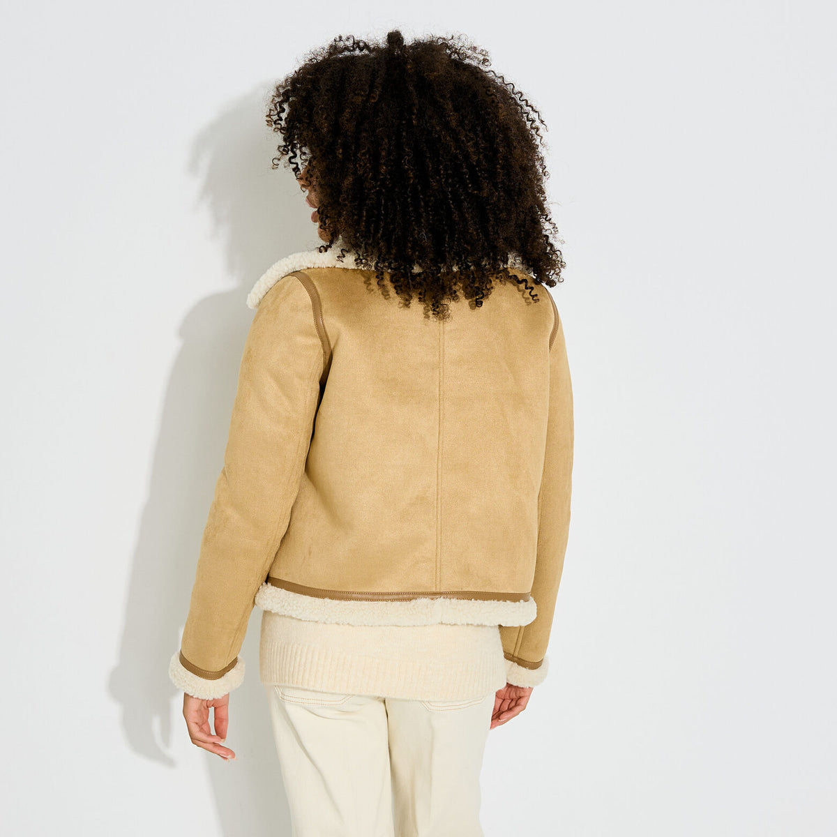 Blouson en suédine femme - 2
