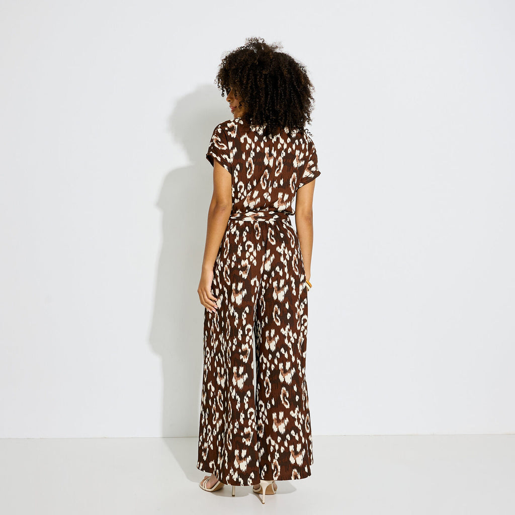 Combinaison en maille imprimée femme - 2