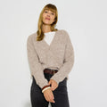 Gilet col V femme - 1